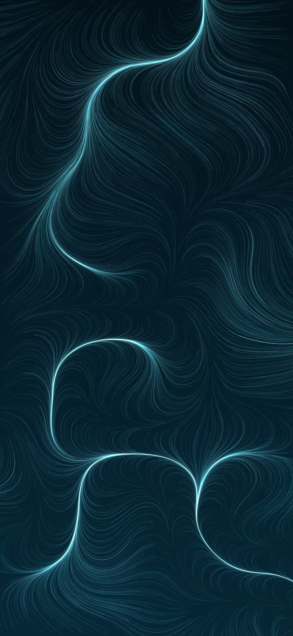 Flow field, sea iPhone wallpaper