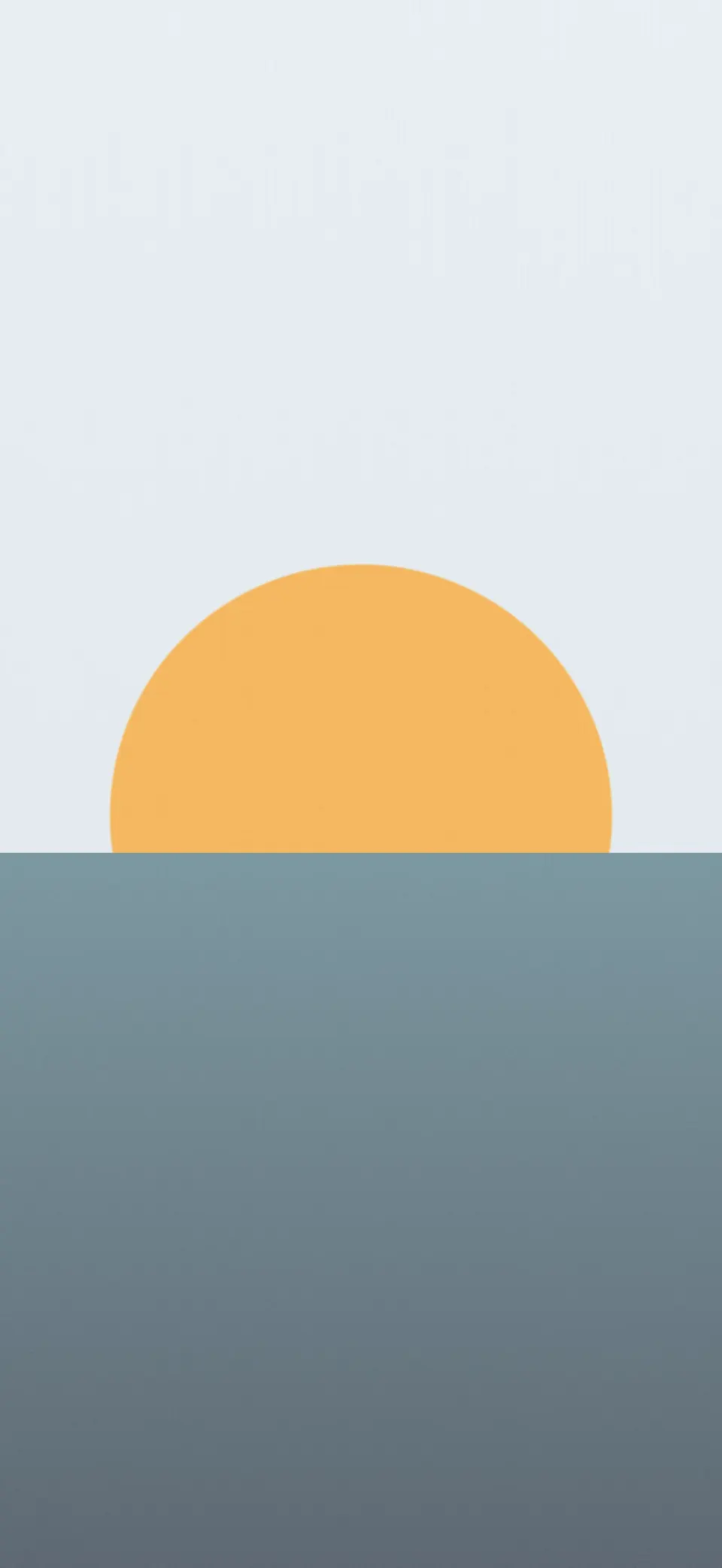 Pale sun iPhone wallpaper