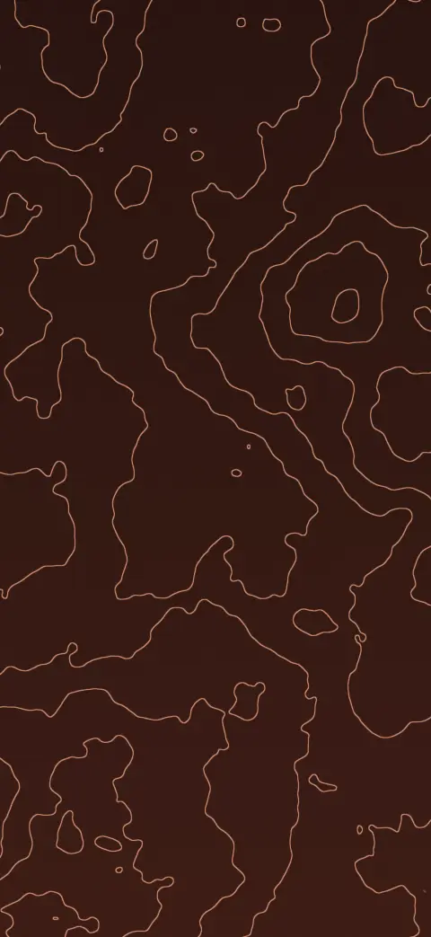 Contour lines, rust iPhone wallpaper