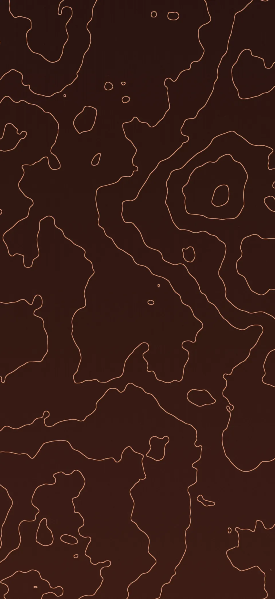 Contour lines, rust iPhone wallpaper