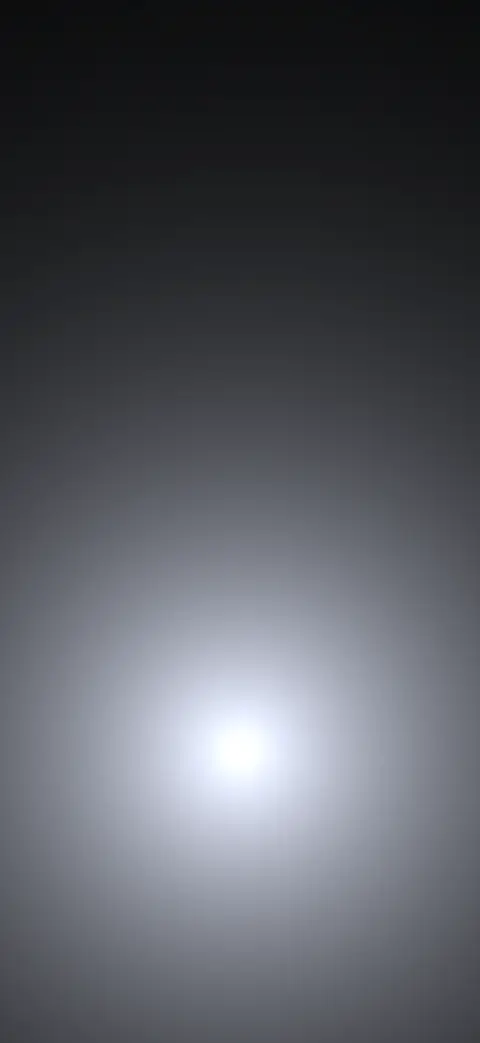 Moon orb on true black iPhone wallpaper