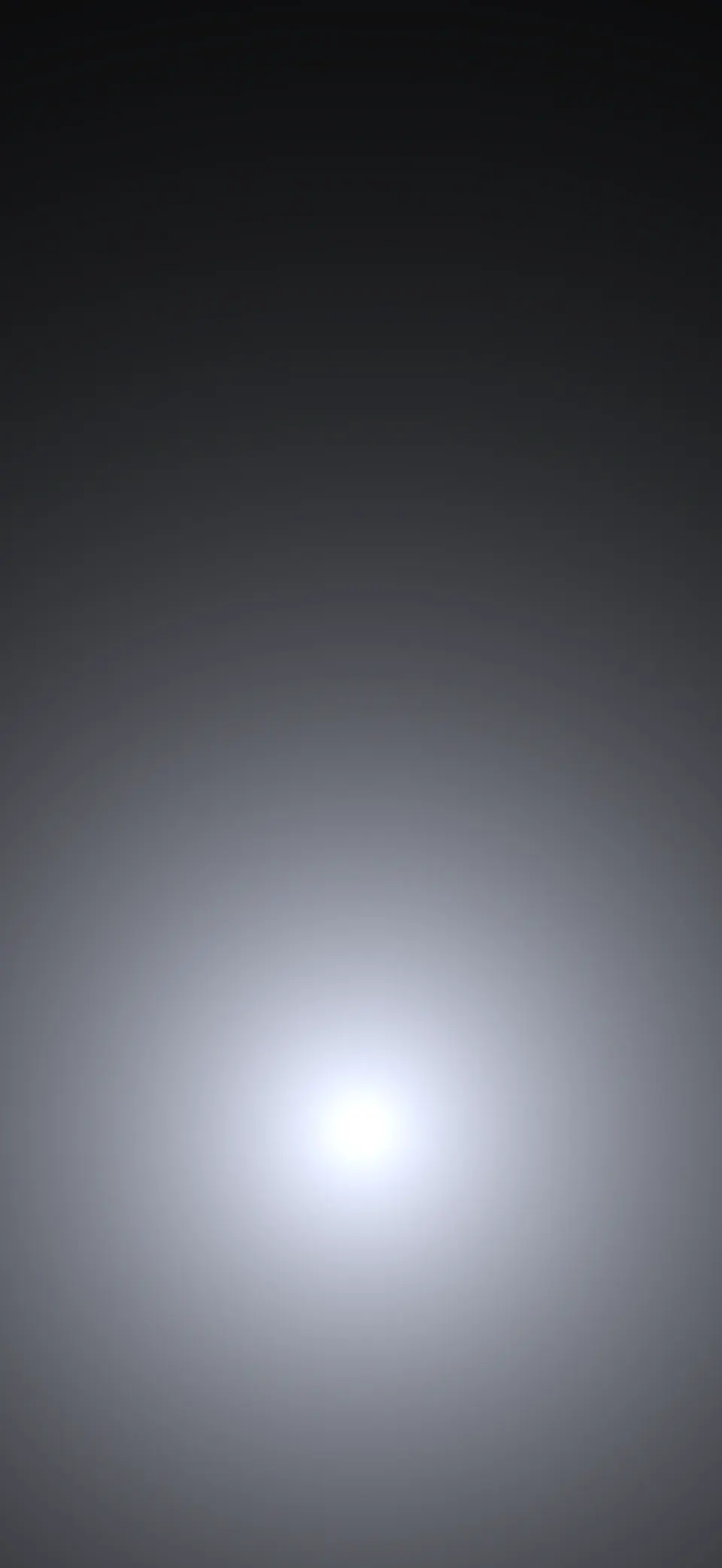 Moon orb on true black iPhone wallpaper