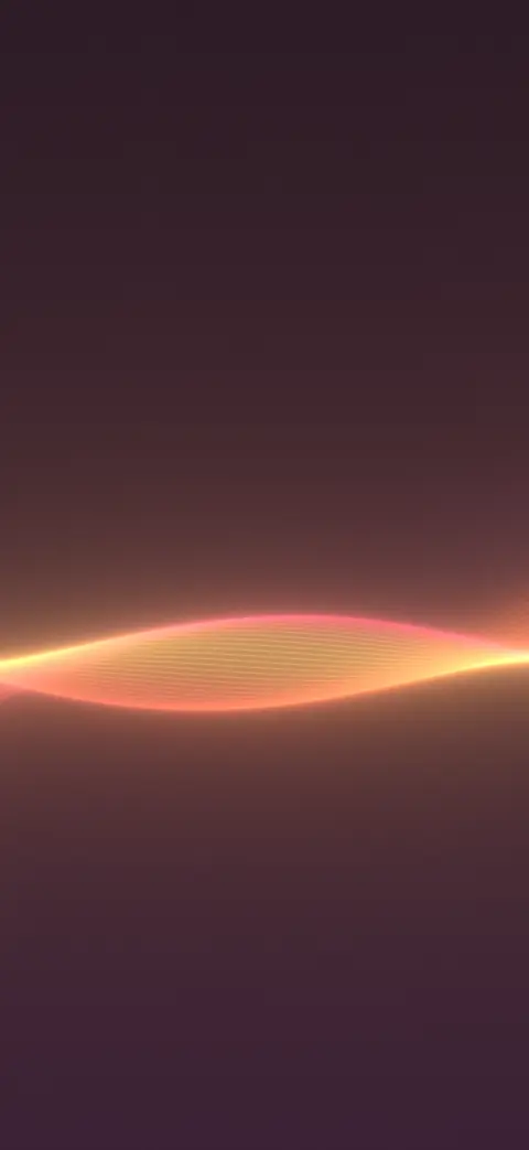 Ribbon wave, sunrise iPhone wallpaper