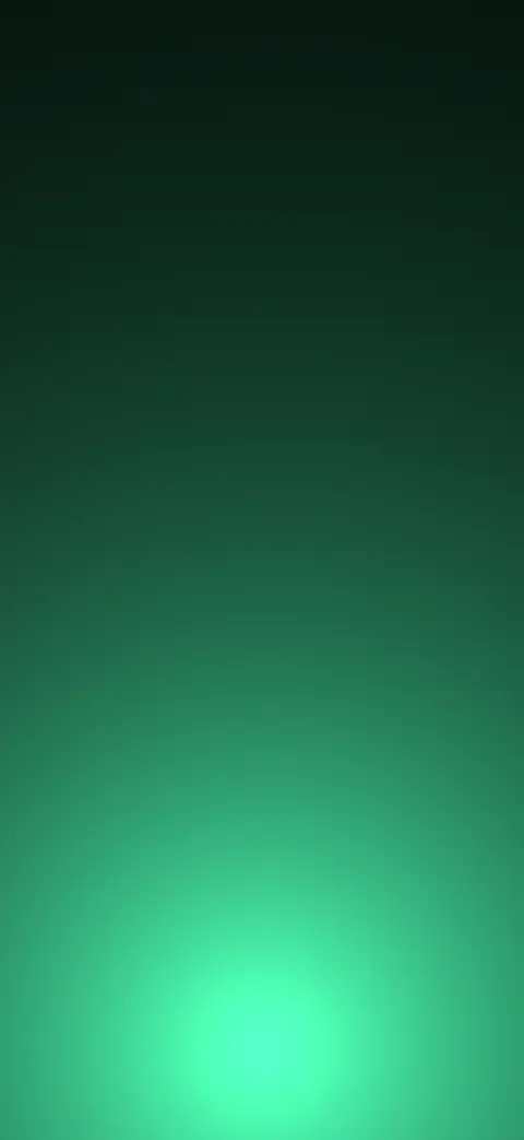 Green signal on true black iPhone wallpaper