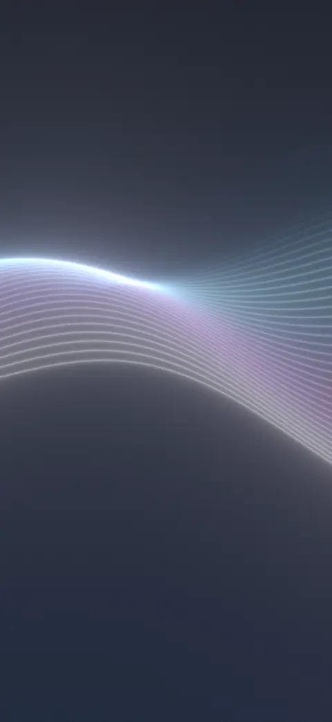 Ribbon wave, ice iPhone wallpaper