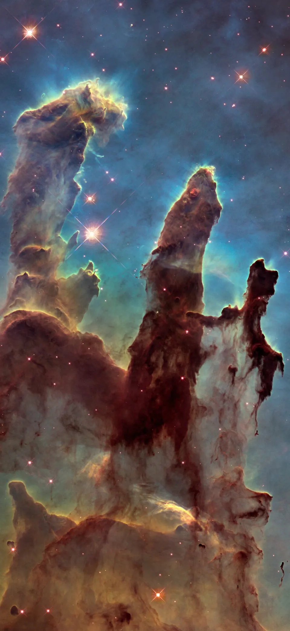 Pillars of Creation iPhone wallpaper