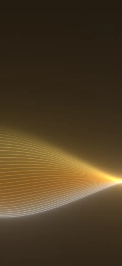 Gold ribbons iPhone wallpaper