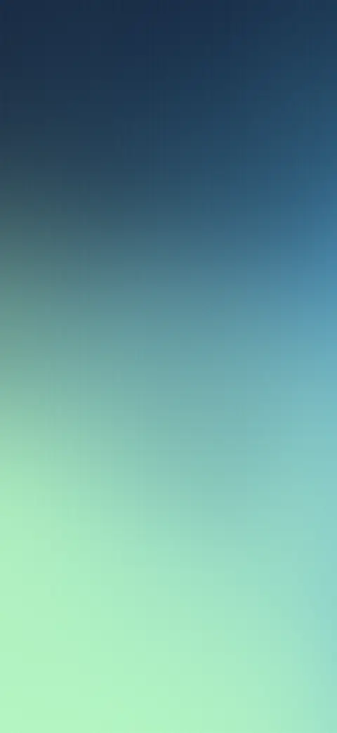 Mint and navy grain gradient iPhone wallpaper