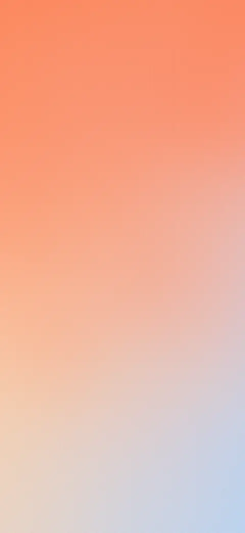 Sky and coral grain gradient iPhone wallpaper