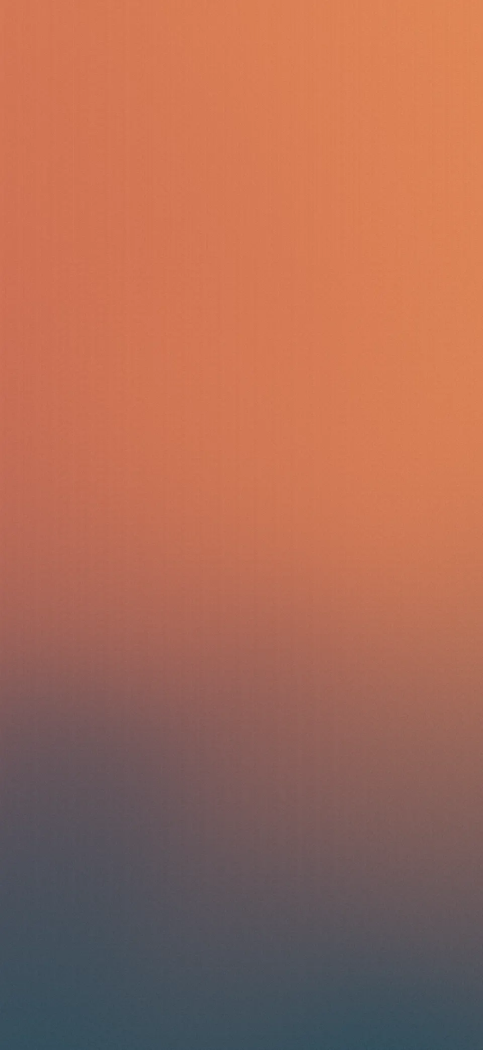 Rust and teal grain gradient iPhone wallpaper